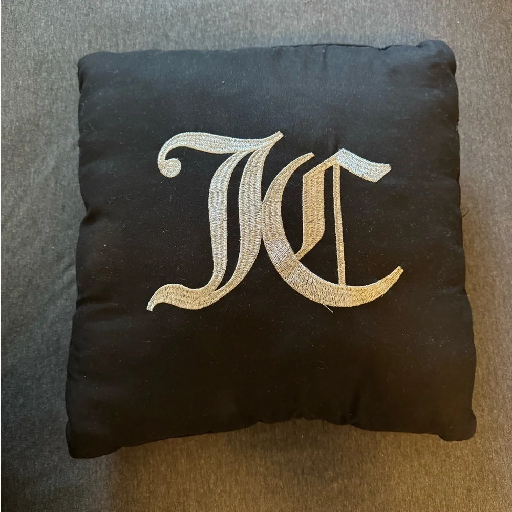Juicy Couture Black and Gray Pillow Trio